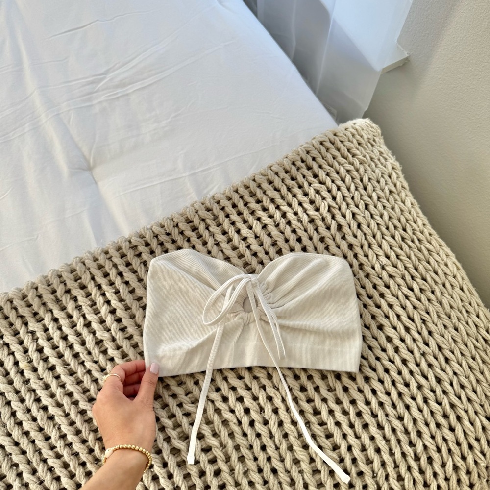 Urban Outfitters Tie-Front Tube Top